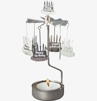 Änglaspel Happy B-Day från Pluto Produkter med tårtor och ljus