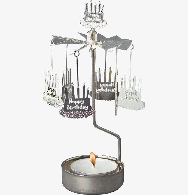 Änglaspel Happy B-Day från Pluto Produkter med tårtor och ljus