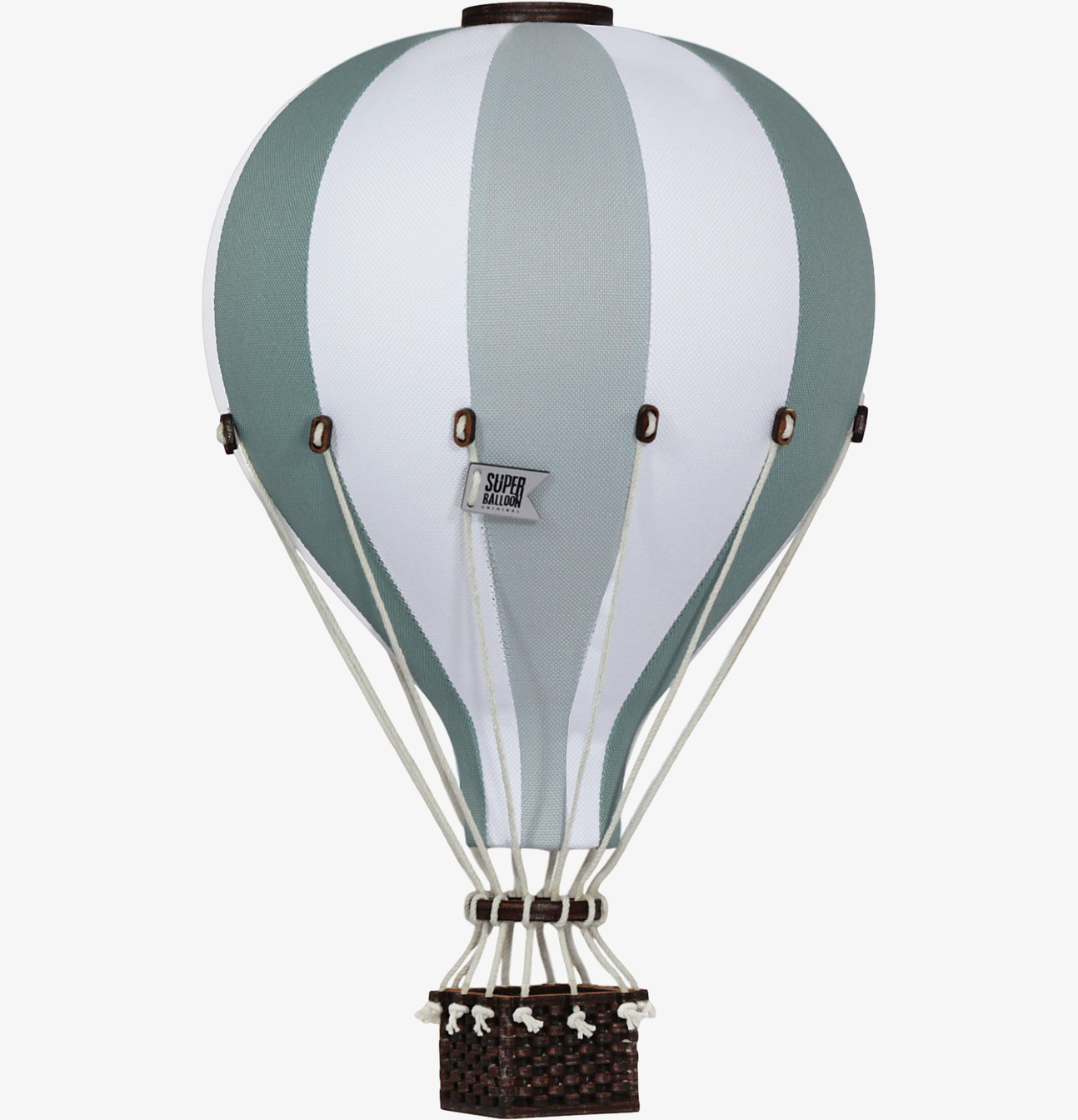 Luftballong Grön/Mynta/Vit Medium från SuperBalloon