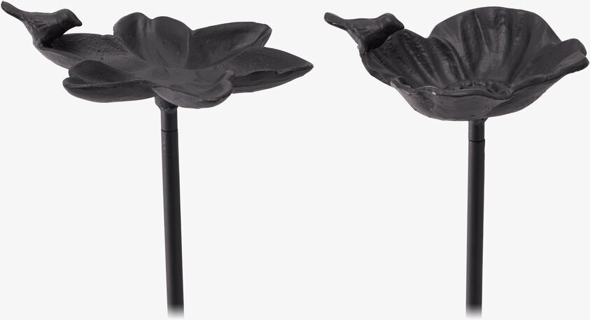 Franka Fågelbad Gjutjärn Svart från Wikholm Form i trädgård