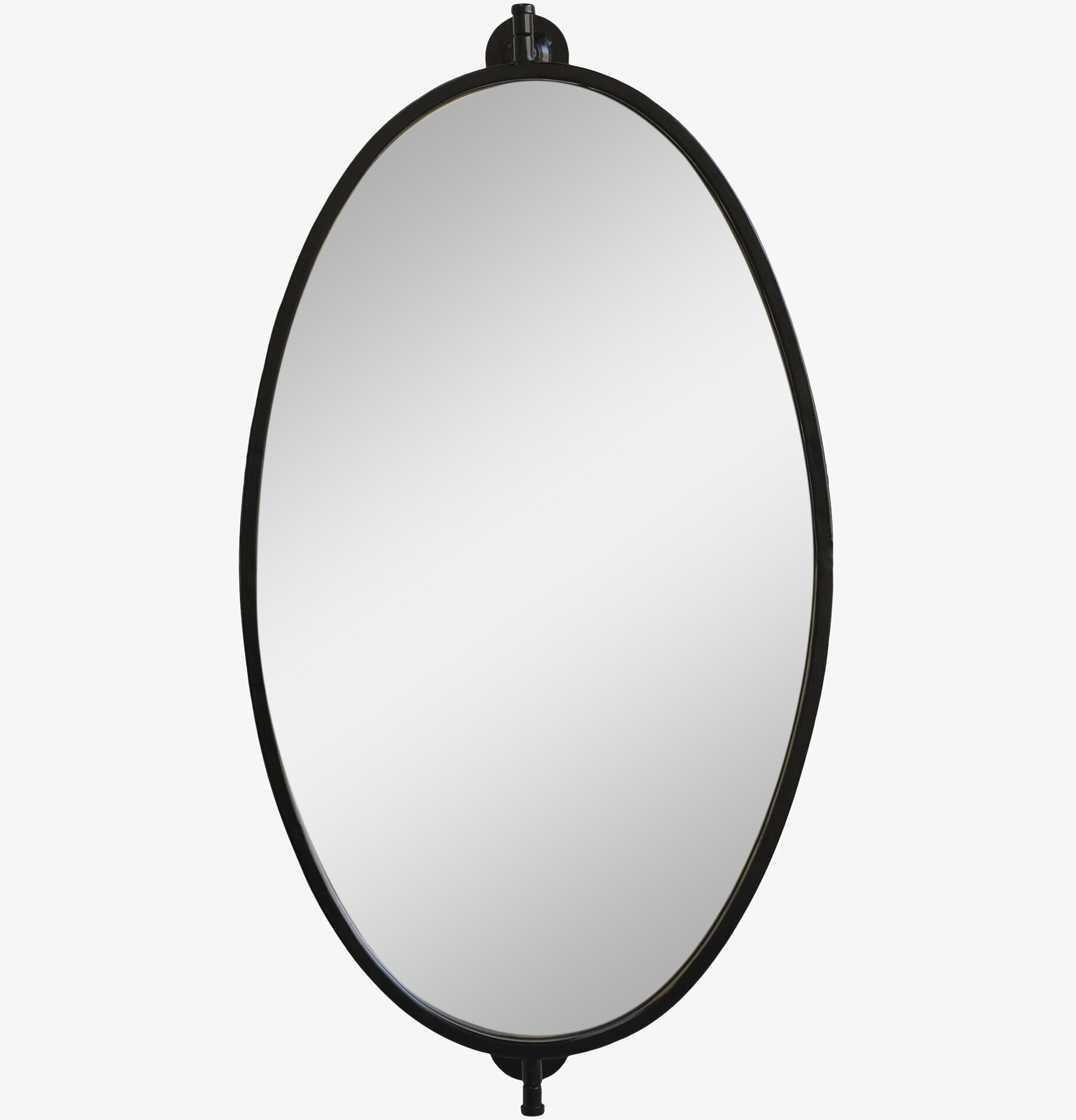 Väggspegel Antik Svart från Chic Antique med oval form