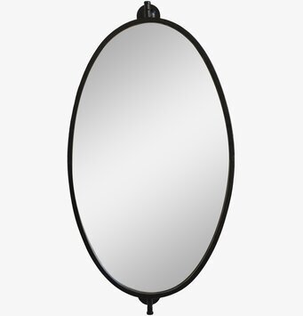 Väggspegel Antik Svart från Chic Antique med oval form