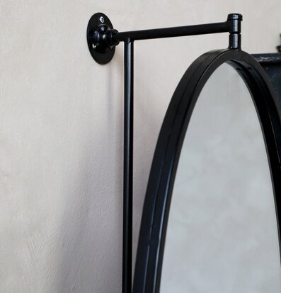 Väggspegel Antik Svart från Chic Antique med justerbar arm