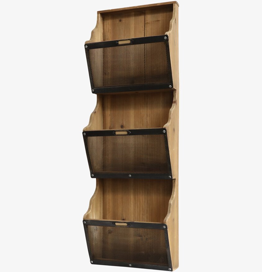 Tidningsställ Vägg från Chic Antique i trä och metall