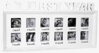 Fotoram My First Year från By ON med tolv fotorutor