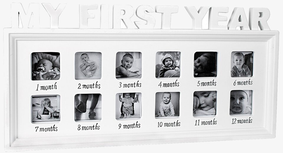 Fotoram My First Year från By ON med tolv fotorutor