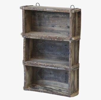Vägghylla Murstensform från Chic Antique i återvunnet trä