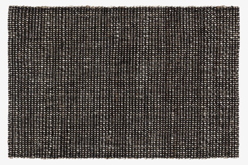 Dörrmatta Filip Black Melange från Dixie i melerat mönster