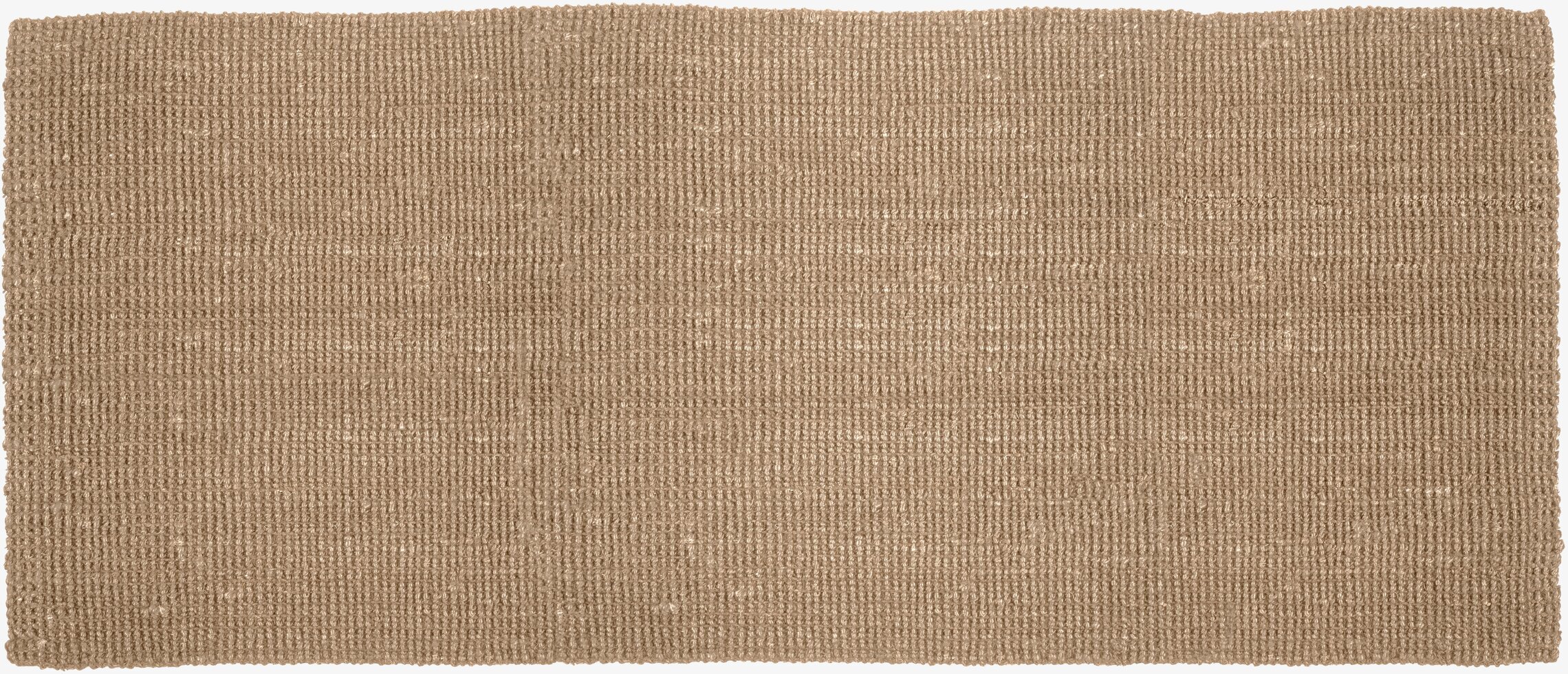 Matta Jute Natural Grey 180x80 Cm från Dixie på parkettgolv