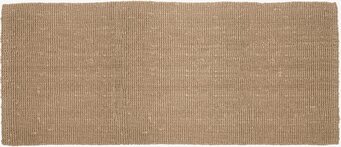Matta Jute Natural Grey 180x80 Cm från Dixie på parkettgolv