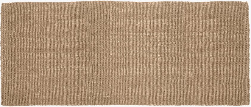 Matta Jute Natural Grey 180x80 Cm från Dixie på parkettgolv