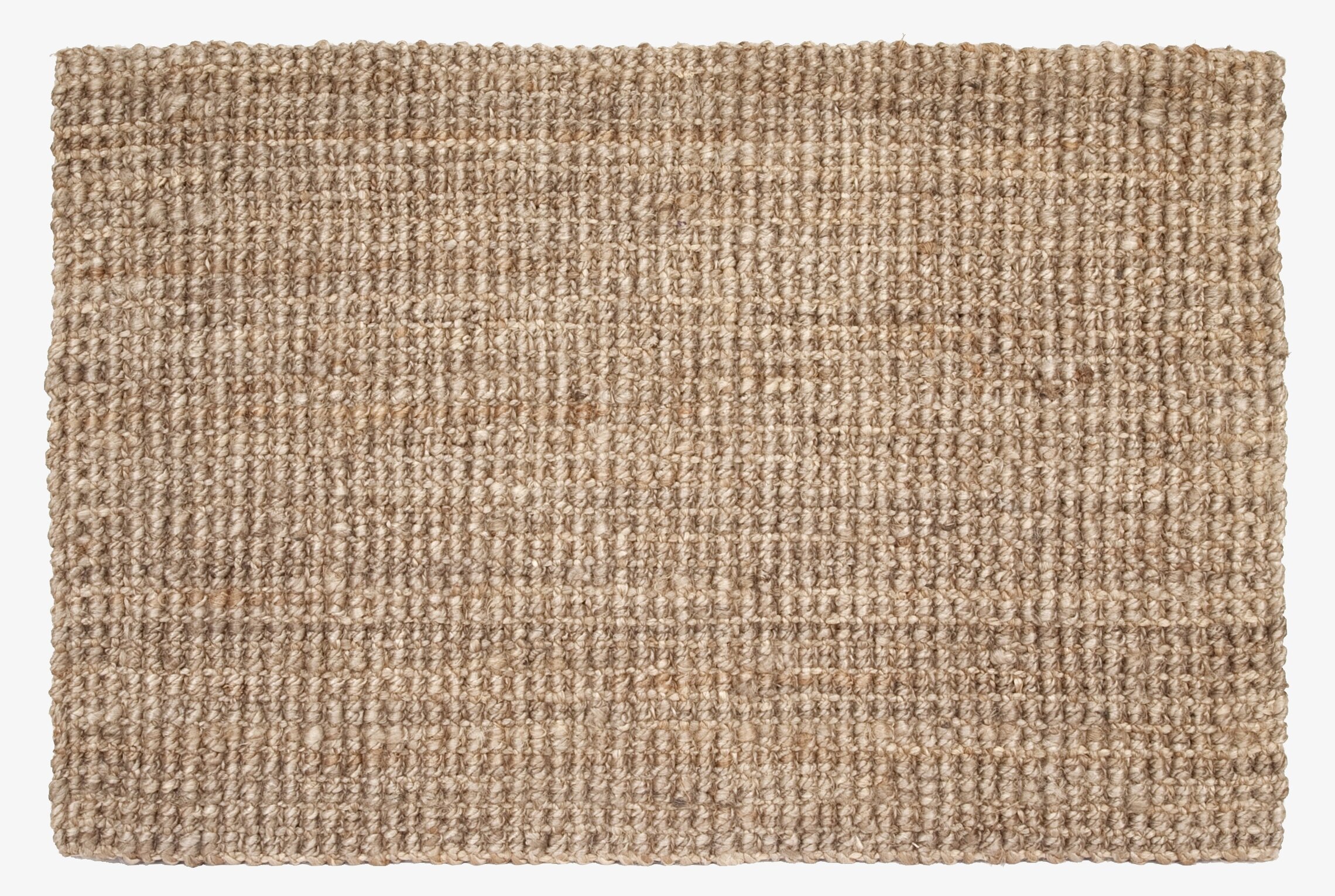 Matta Jute Natural Grey 120x70 Cm från Dixie på vit bakgrund
