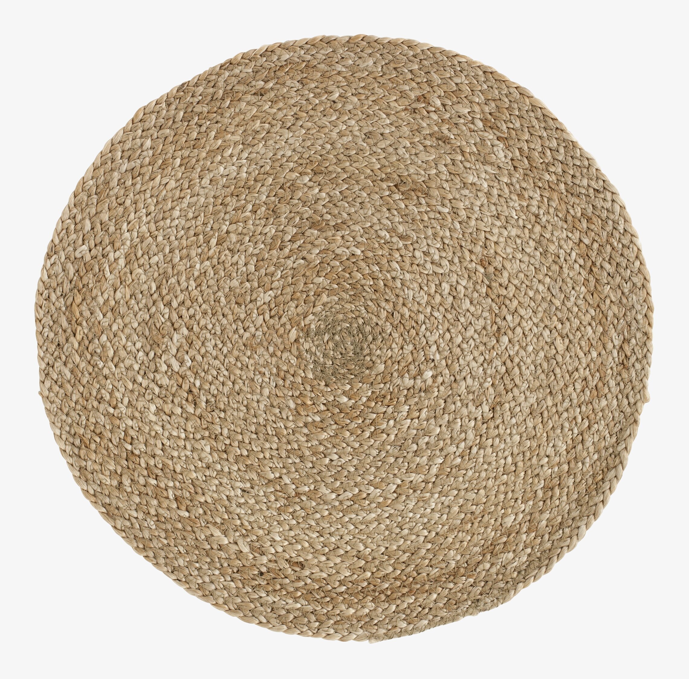 Bordstablett Braided Natur från Dixie, rund och flätad