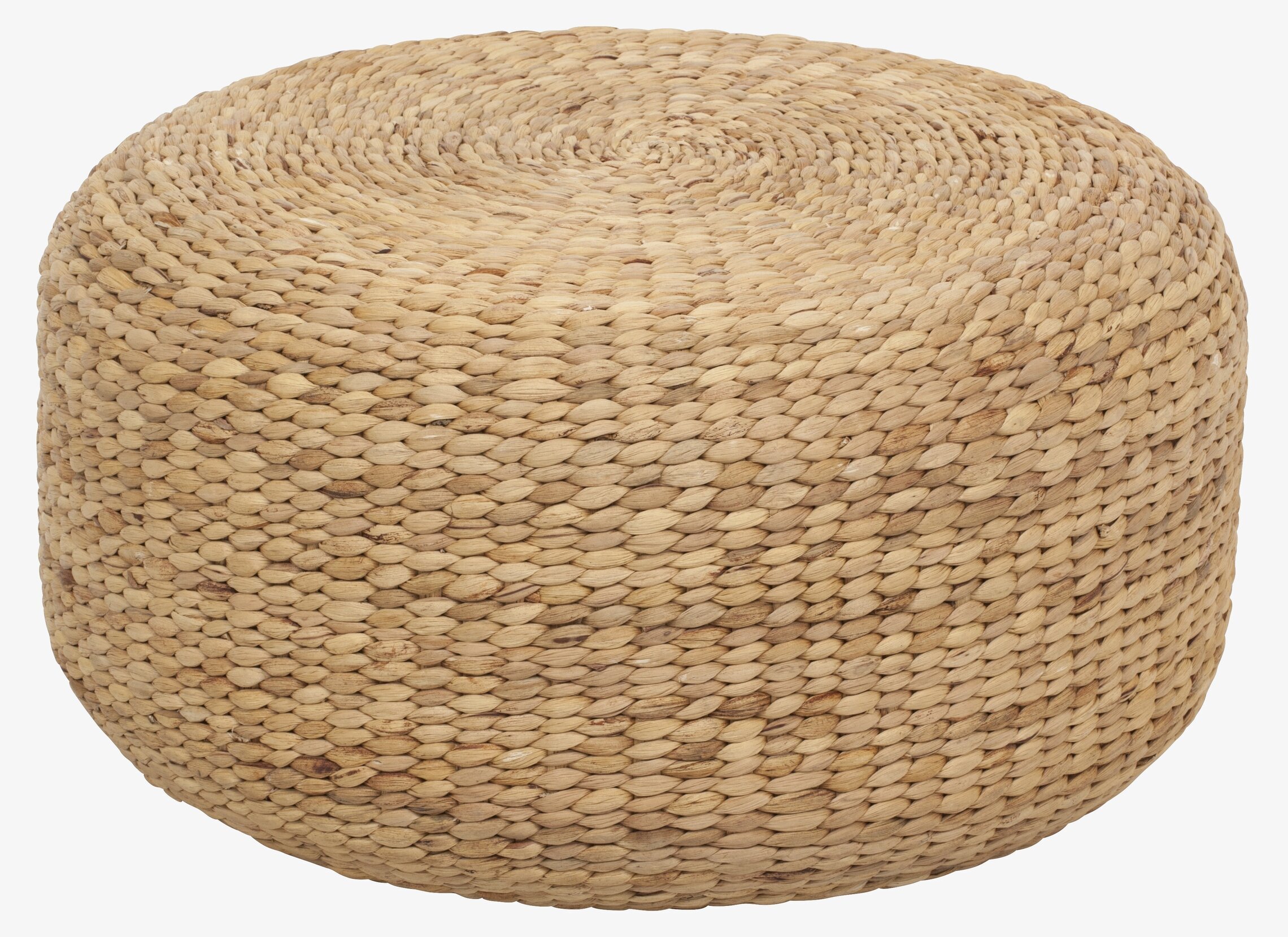 Sittpuff Braided Natur från Dixie i flätat naturmaterial