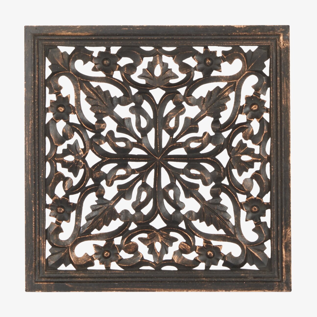 Väggdekoration Carve Svart/Guld XS från Affari med mönster