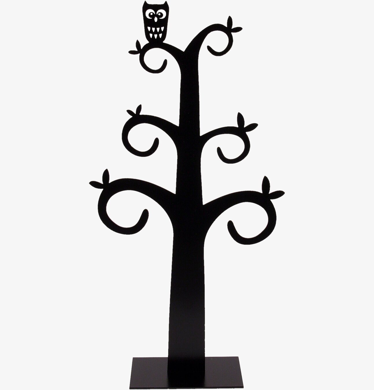 Smyckesträd Uggla svart från Pluto Produkter i metall
