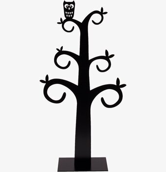 Smyckesträd Uggla svart från Pluto Produkter i metall