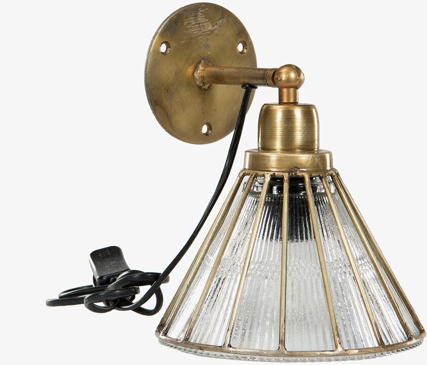 Vägglampa Glas Spot från A Lot Decoration i glas och mässing