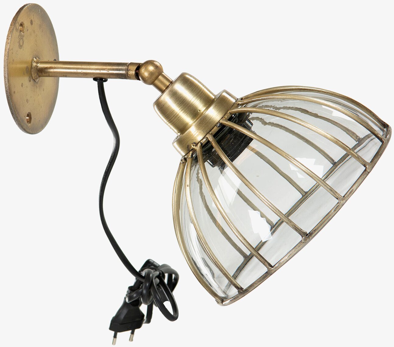 Vägglampa Glas Sun från A Lot Decoration i glas och metall