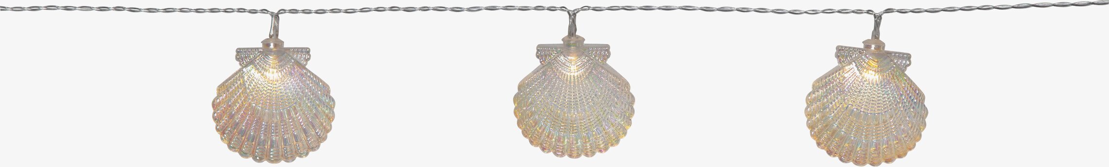 Ljusslinga Nacy Pearl från Star Trading med pärlimitationer