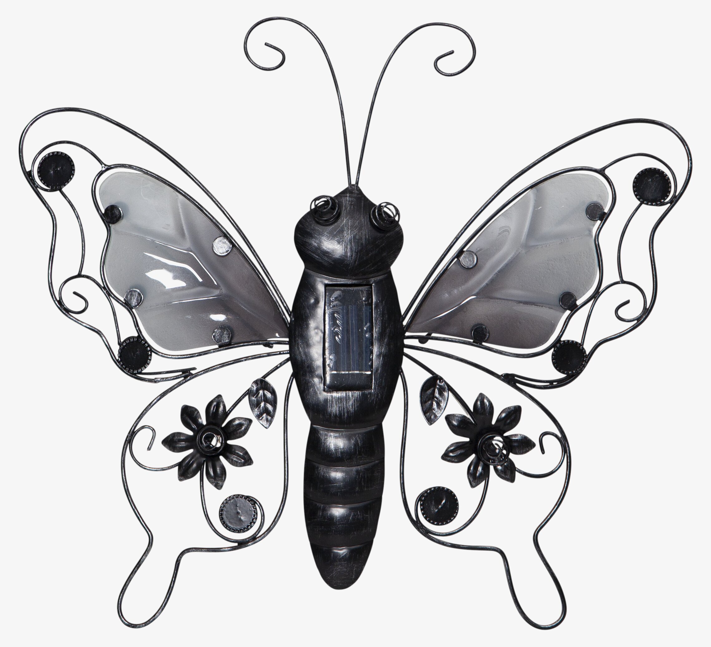 Solcellsdekoration Butterfly från Star Trading i metall