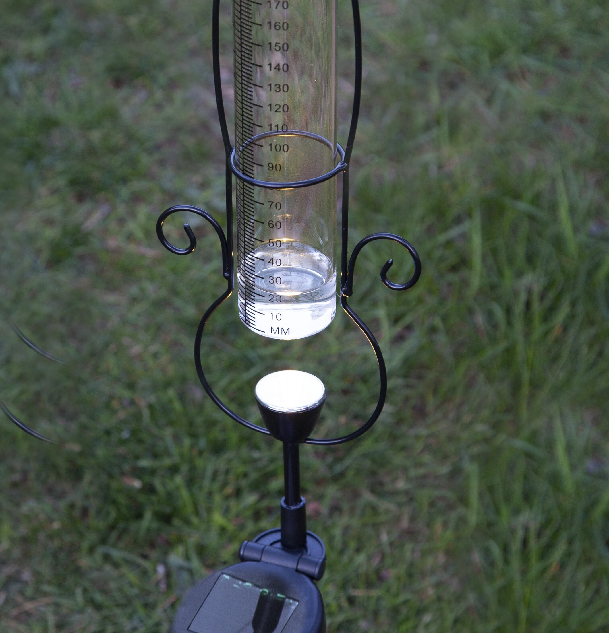 Solcellsdekoration Pluvio från Star Trading i grön trädgård