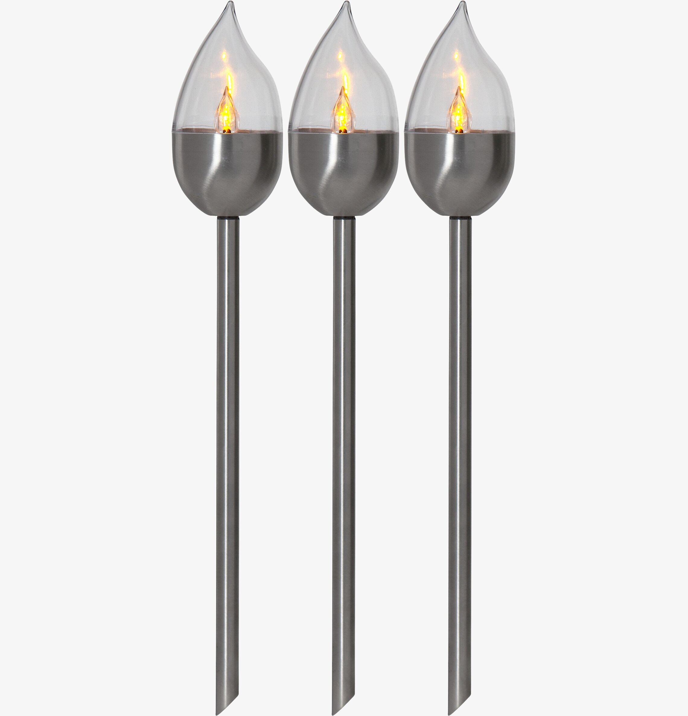 Solcellsbelysning Olympus 3-Pack från Star Trading utomhus