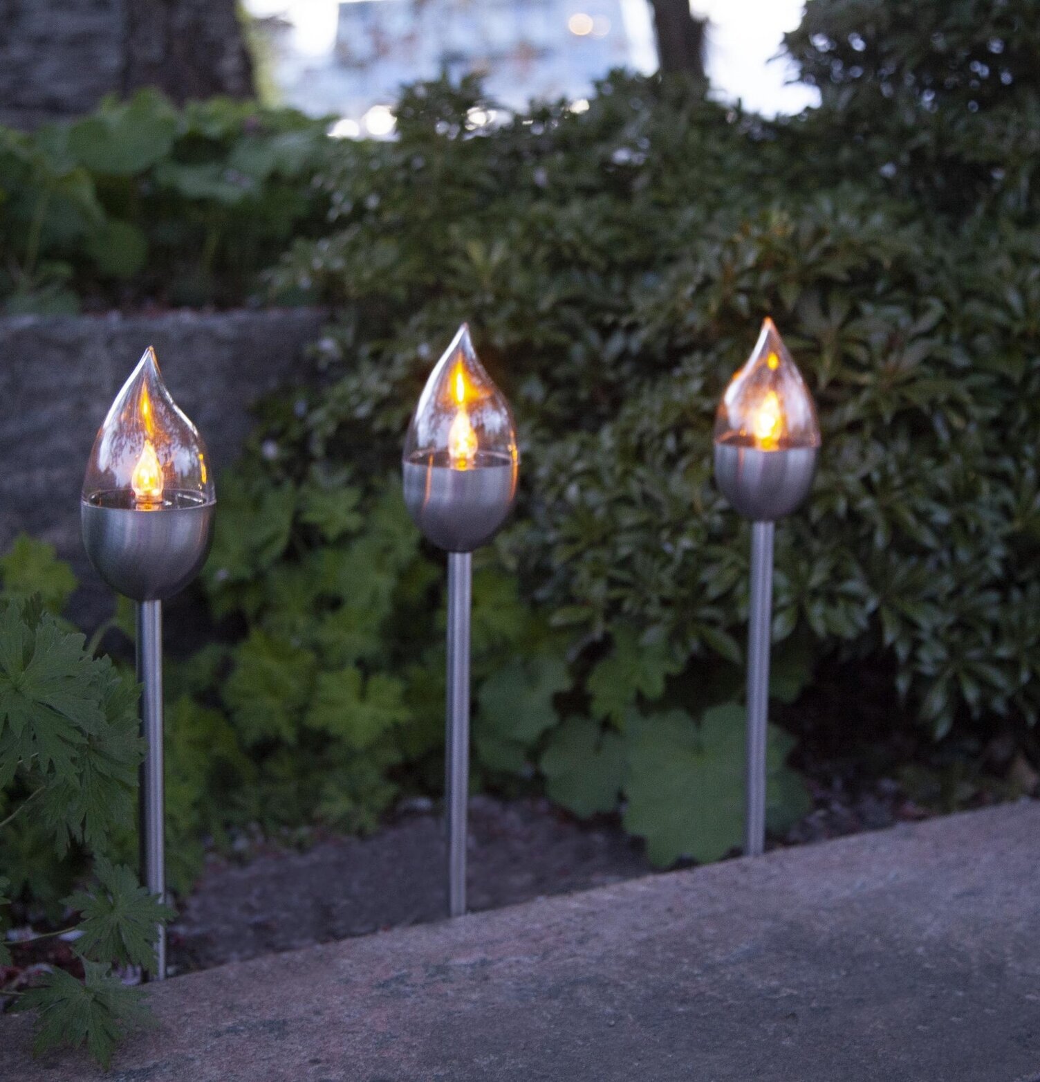 Solcellsbelysning Olympus 3-Pack från Star Trading i trädgård