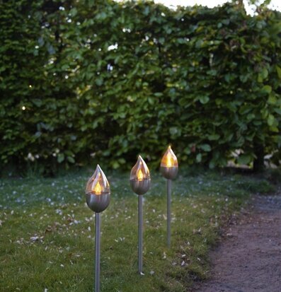 Solcellsbelysning Olympus 3-Pack från Star Trading i trädgård