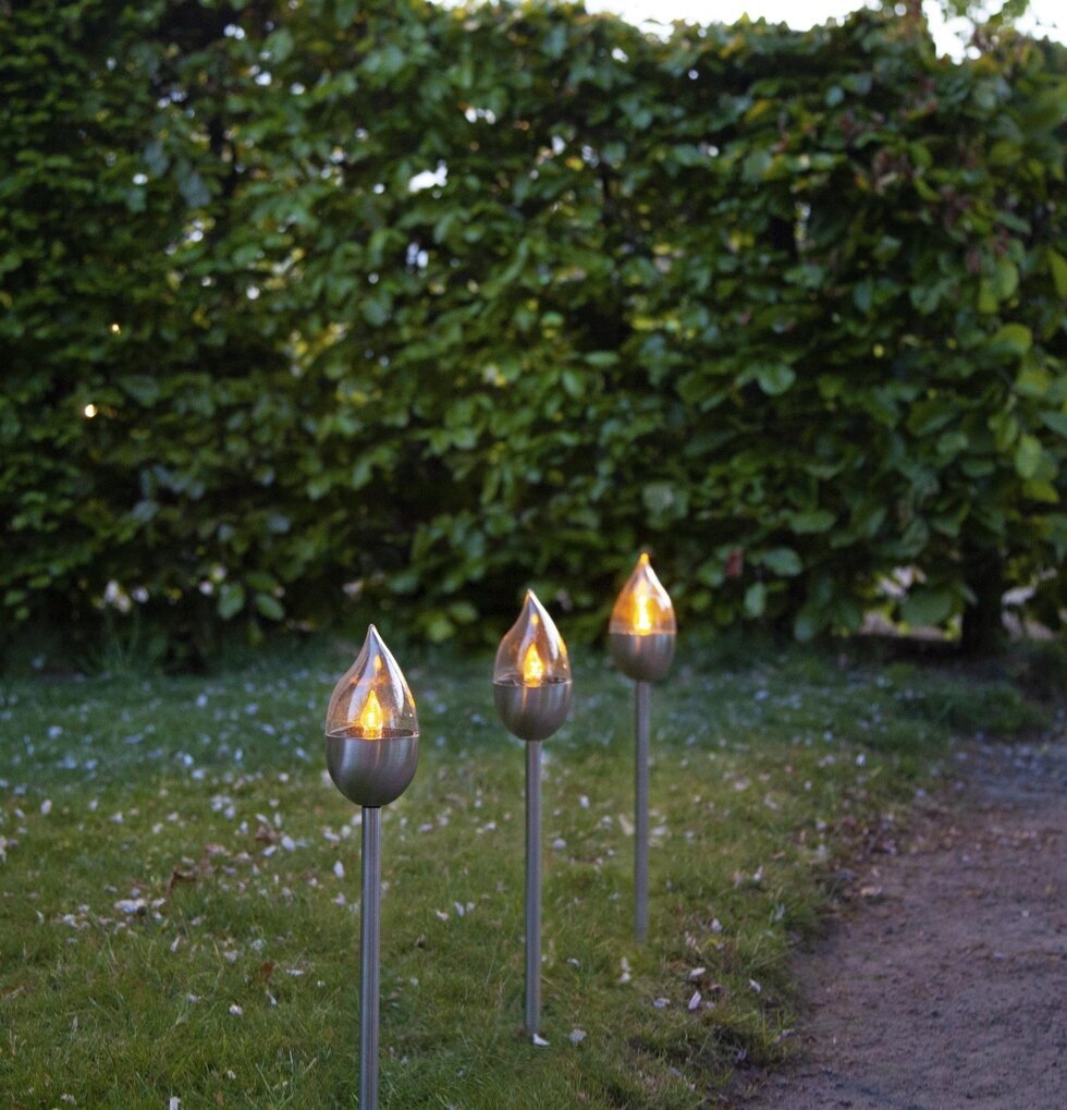 Solcellsbelysning Olympus 3-Pack från Star Trading i trädgård