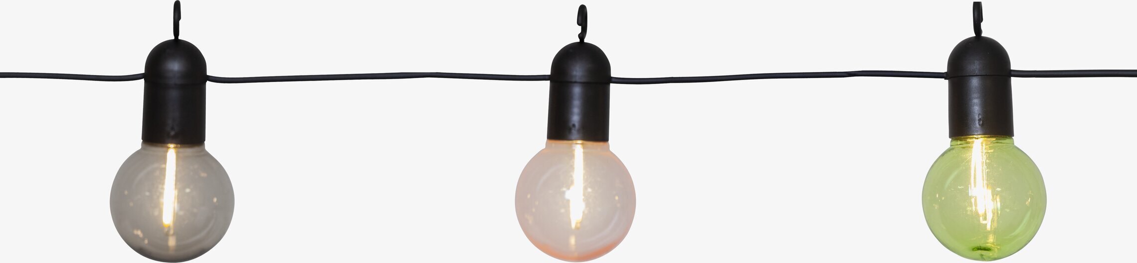 Ljusslinga Fiesta Colour från Star Trading med färgglada LED-lampor