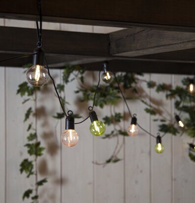 Ljusslinga Fiesta Colour från Star Trading under trätak