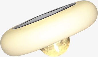 Solcellsdekoration Pool Light från Star Trading i poolen