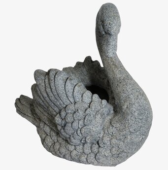 Kruka Svan från Silkflower med detaljerad svanform