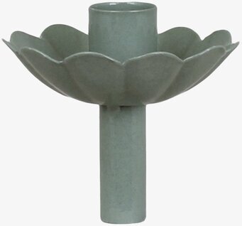 Ljushållare Flaska Ingrid Grön från Strömshaga i keramik