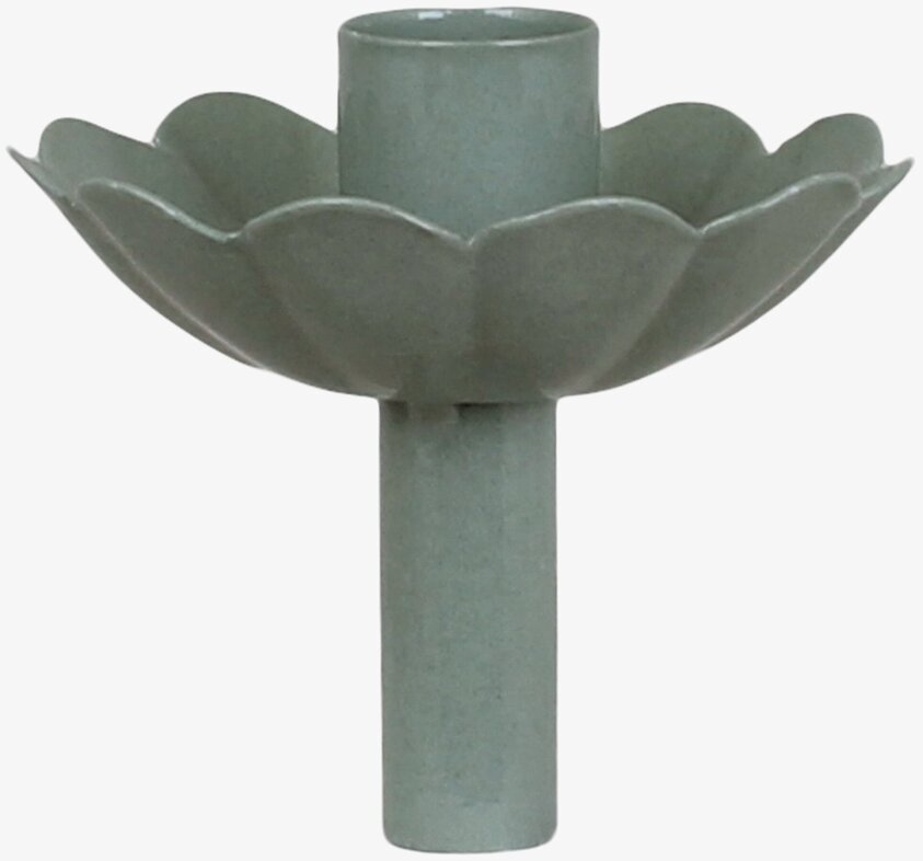 Ljushållare Flaska Ingrid Grön från Strömshaga i keramik