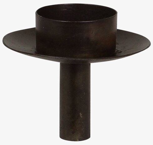 Värmeljushållare Flaska Antik Brun från Strömshaga