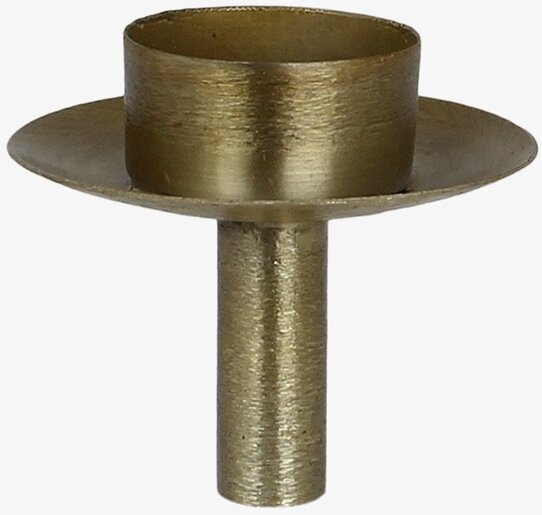 Värmeljushållare Flaska Mässing från Strömshaga i mässing