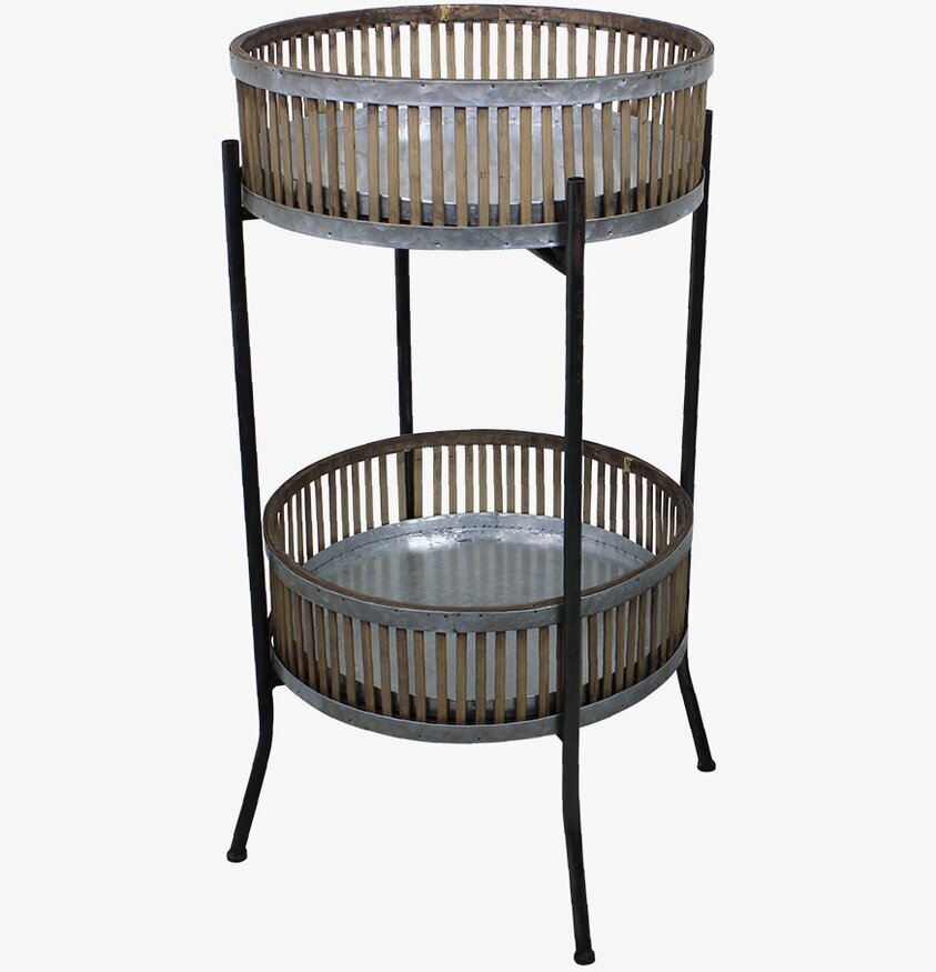 Korgställning Ida Stor från Strömshaga i metall och trä