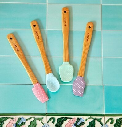 Köksredskap Silikon från Rice med färgglada silikonhuvuden