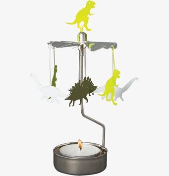 Änglaspel Dino från Pluto Produkter med roterande dinosaurier