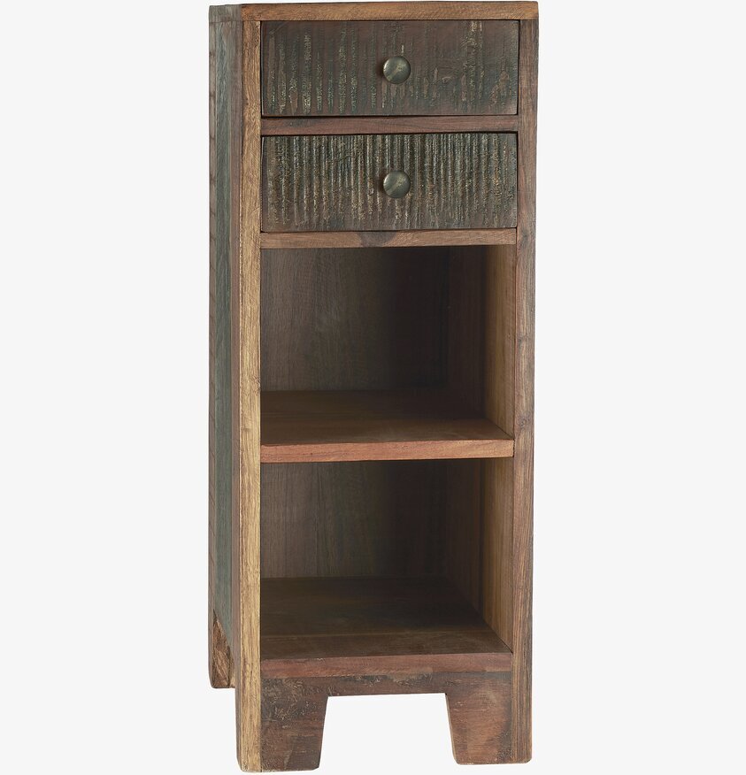 Byrå 2 Lådor Unika från IB Laursen med rustik träfinish