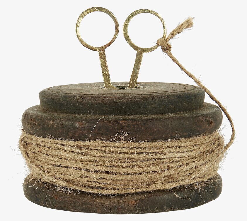 IB Laursen Trådhållare Inkl Sax & Jutesnöre Unika