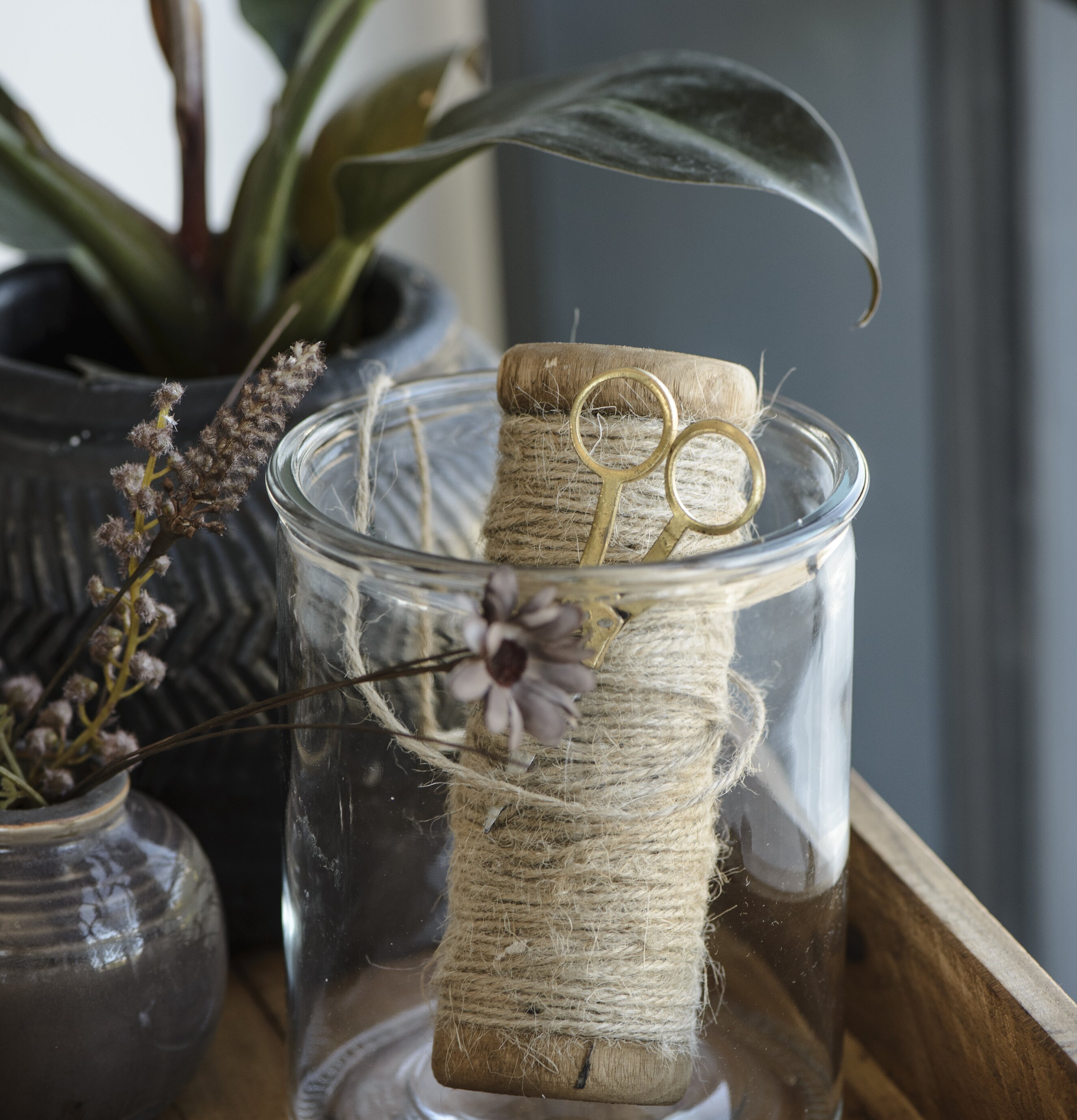 IB Laursen Trådhållare Inkl Sax & Jutesnöre Unika