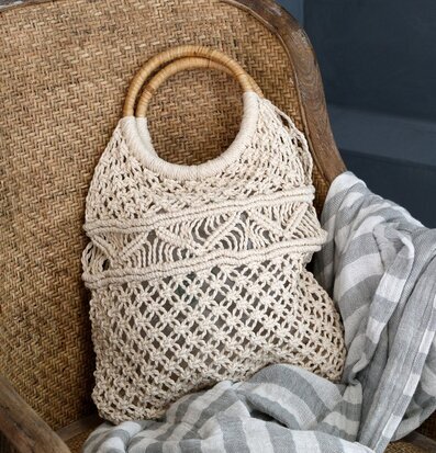 Väska Med Handtag Rotting från Chic Antique på rottingstol