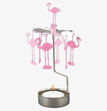 Änglaspel Flamingo från Pluto Produkter med snurrande flamingos