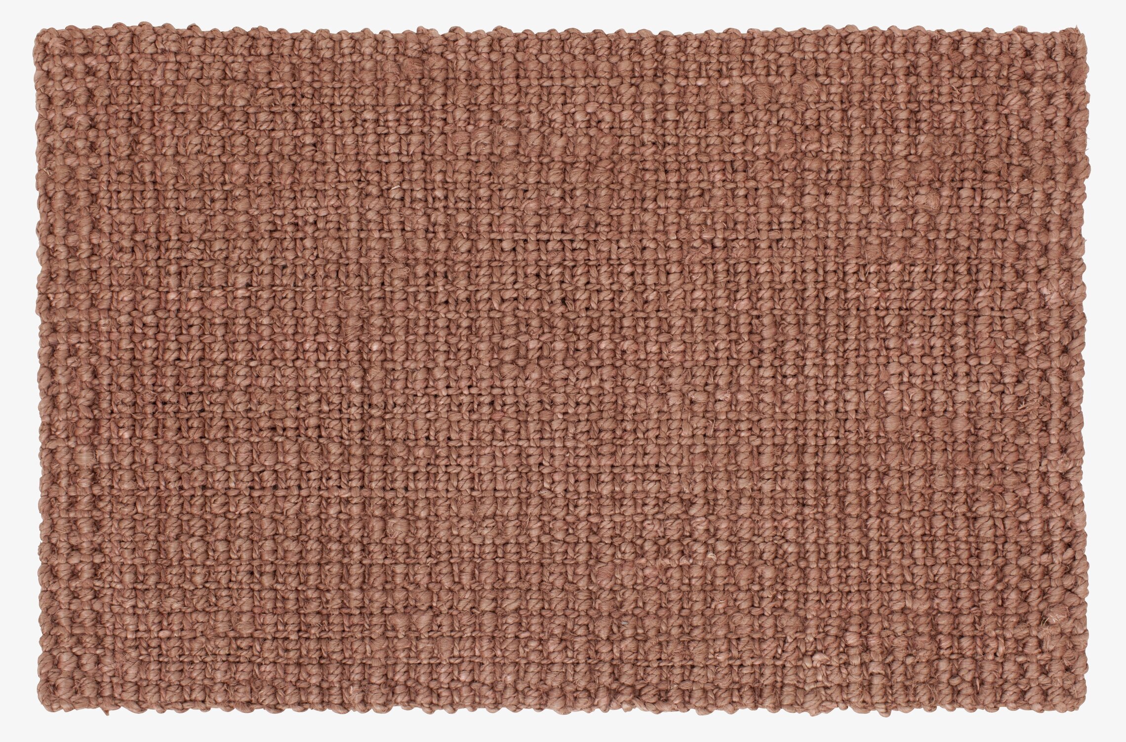 Dörrmatta Jute Old Rose från Dixie i rosaröd nyans