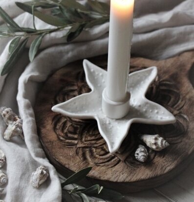 Ljushållare Sjöstjärna från Majas Cottage med maritimt tema