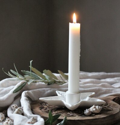 Ljushållare Sjöstjärna från Majas Cottage på träbricka