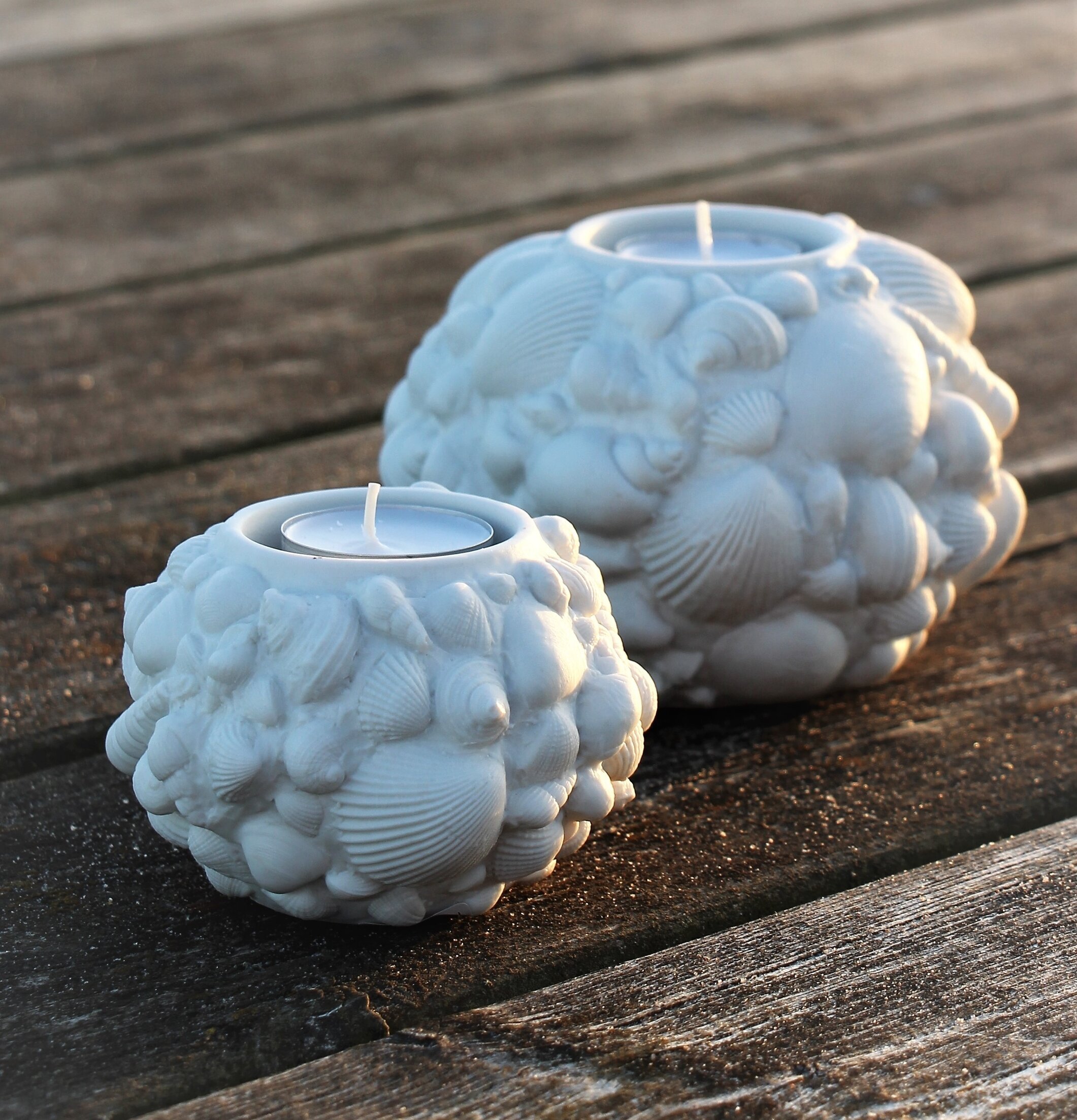 Ljushållare Seashell Stor från Majas Cottage i snäckdesign